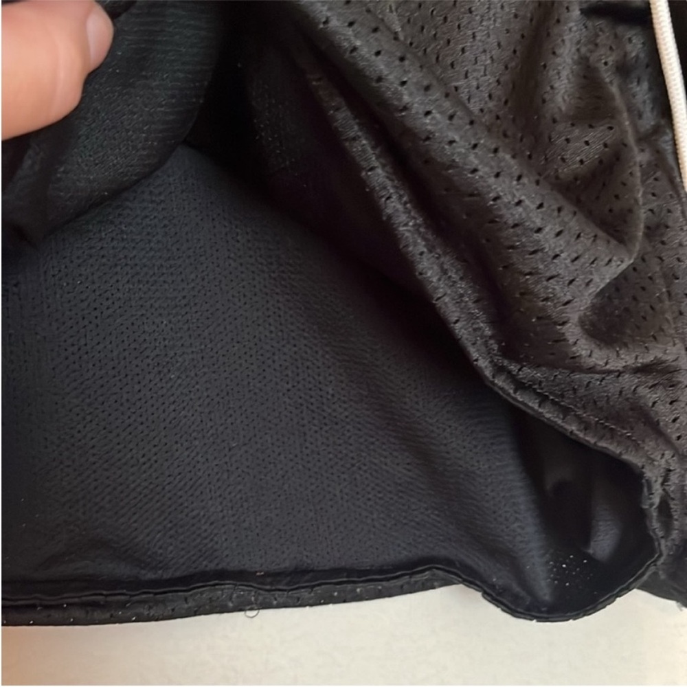 GUC L NIKE black low rise jersey shorts drawstring short basketball shorts - Picture 5 of 6